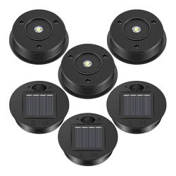 6 kpl aurinkovalojen vaihto Top 7 lumenia aurinkolyhdyn osat LED-aurinkopaneelilyhty kannen valot ulkona ripustamiseen kuten kuvassa näkyy