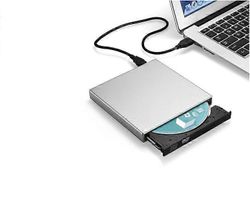 Ulkoinen CD/DVD-asema kannettavalle tietokoneelle, USB 2.0