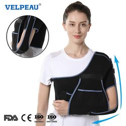 VELPEAU olkahihna kiertäjäkalvosimen murtumiseen, käsivammaan ja murtumakäsivarteen Immobilize hengittävä ja pehmeä nukkumiseen Molempikätinen L