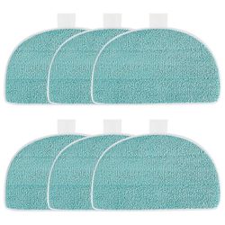 6 kpl moppityynyt Leifheit Clean Tenso Power 2.0 -höyrypuhdistimelle, mikrokuituhöyrymopin vaihto, S