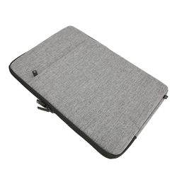 Laptop Case Vanntett stoff Stor kapasitet Enkel Elegant Style Laptop Sleeve For 15,6 tommers enhet Menn Kvinner Grå