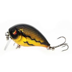 Sajygv Kvalitet flytende fiske hardt agn, lokke for å fange fisk som bass eller karpe, Crank Tackle, 4.5cm, 7g, 1 stk NO14 (andre)