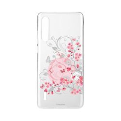 Crazy Kase Hull For Xiaomi Mi 9 Lite blød blomst og sommerfugl