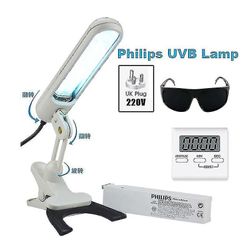 Uvb 311nm Uvb lys lysbehandling For Vitiligo psoriasis eksem hudproblemer behandling ultraviolet lampe 110v/120v 220V UK STIK