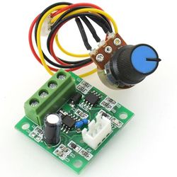 Pwm motorhastighed controller automatisk dc motor regulator kontrol modul lavspænding dc 1.8v til 15v 2a