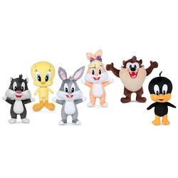 Play By Play Looney Tunes Baby assorteret plyslegetøj 15cm