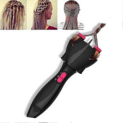 Sähköinen hiusten punos, automaattinen Quick Twist Twister hiusten punontakone, Smart DIY Magic hiusten muotoilutyökalut Rullat hiusten punostyökal...