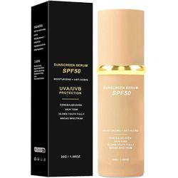 unbrand Väriä muuttava meikkivoide, 4 in 1 täysin peittävä meikkivoide ikääntyvälle iholle, aurinkosuojaseerumi SPF50 peitevoide ja kosteusvoide, U...