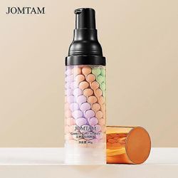 Jomtam Kolmivärinen Rainbow Isolation Cream Control Oil kosteuttaa ja kirkastaa ihoa Meikkivoide monivärinen 40g