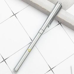 Bricks Masons Gratis gravering metal frimurerisk 0,5 mm kuglepen - (flere farver / appendants) Sølv