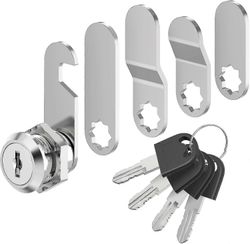 Letterbox Lock 4 avainta - 5 erilaista lukkolevyä postilaatikoille ja paljon muuta