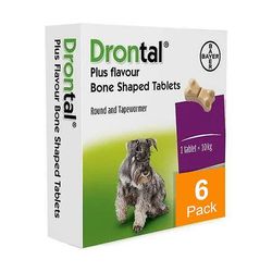 Drontal Tasty Bone tabletit koirille-6 kpl