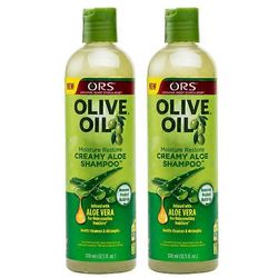 Organic Root Stimulator Orgaaniset Root stimulaattorin oliiviöljyn kermainen Aloe Shampoo 370ml (2 kpl) 370ml (2 Pack)