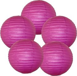 5 paperilyhdyn sarja 6 tuuman kiinalaiset japanilaiset paperilyhdyt koristeluun juhlan lomatarvike Purple punainen