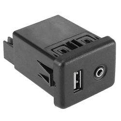 Opelille A Audio Auxiliary Aux USB -latausporttimoduulin liitäntä 13599456 Musta