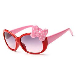 Fashion Kids udendørs solbriller Børn Cute Bowknot Briller Uv solbriller A
