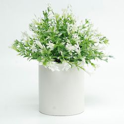 kartokner Kunstige planter med blomsterpotter små blomsterpotter kontor desktop dekoration falske planter