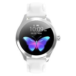 Smart Watch Kvinder Ip68 Vandtæt pulsovervågning Rustfrit stål Smart Watch Fitness Armbånd Smartwatch