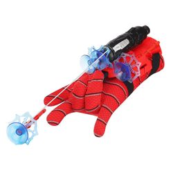 Beste rabatt-nye Spider Man Custome Hanske Web Shooter Blaster Launcher Dart Gift Kids Leketøy