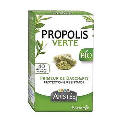 Pollenergie Økologisk Baccharis grøn propolis 40 kapsler eller 200mg