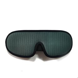 Linkrunning Natmaske Søvnmaske Bind for øjnene Nat Cahce Øjne til at sove Memory Foam 3D kontureret pasform til mænd Kvinder, Grøn Som vist As shown