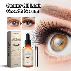 Ofocase Castor Oil Lash Growth Serum, Castor Oil Brow Growth Serum, Lash &; Brow Regeneration Serum, til øjenvipper og bryn vækst 30ml-2pcs