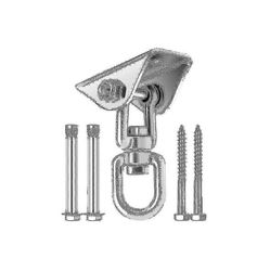 450 kg kapasiteetti ruostumaton teräs 360 pyörivä kattokoukku keinu, kääntökoukku, ripustuskoukku ruuvilla betonipuusarjat Leikkikentän kuistin ist...