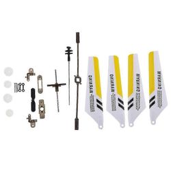 Syma Full Set varaosat Syma S107 RC -helikopterille, pääterät, pääakseli, hännän koristeet, hännän rekvisiitta, tasapainotanko, vaihdesarja, liitän...