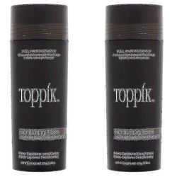 2 kpl Toppik Hair Building Fibers tummanruskea 27.5 g / 0.97 oz hiustenhoito light brown