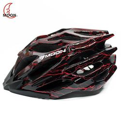 Moon integreret støbt cykelhjelm til Racing Ultralight cykelhjelm til mænd og kvinder Sports Bike Cykelhjelm Farve 1 L (58-61cm)