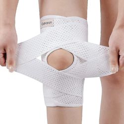 Galvaran-polvituki, jossa on sivustabilointiaineet meniscal tear -polvikipuun Acl Mcl Niveltulehduksen vammojen toipuminen, hengittävä säädettävä p...