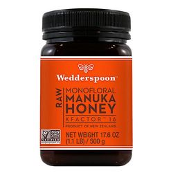 Wedderspoon 100% Raw Manuka Honey, 17.6 oz (Förpackning med 1)