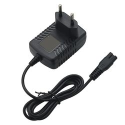 2.4V 3.6V laturi EU-pistoke virtalähde parranajokoneen laturi aikuisille, lapsille, lemmikkileikkureille Musta