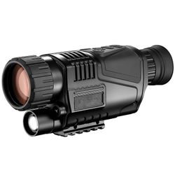 Suren Night Vision Monocular, genopladeligt infrarødt digitalt teleskop 5x40 til voksne-sort