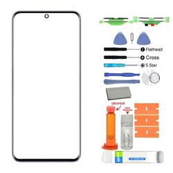 Touch Screen Glass Cover Praktiske reservedele Glas Ydre Front Glass Lens Screen Reparation Tool Kit kompatibel Samsung Galaxy S21 / S21 Plus / S21...