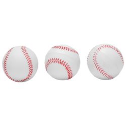 12Pack Baseball Foam Softball 9Inch aikuisten nuorten koulutus urheilullinen lyöntipallo pelin pitching ca Valkoinen