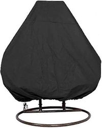 Kaksinkertainen muna tuolin kansi vedenpitävä patio roikkuva munatuoli kansi Parveke Puutarha Kotelo Muna tuoli Suojakansi Ulkona rottinki keinutuo...