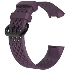 AIR Udskiftning Blød silikonerem til Fitbit Charge 3 (5.1-7.1inch)