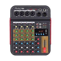 Allbestlife Muslady Tm4 Digital 4-kanals audio mixer mixer mixer mixer mixer uk plug