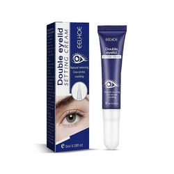 Double Eye Lid Lifting Shaping Cream, lang wirkender unsichtbarer spurloser Kleber