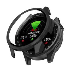 Garmin Approach S50 -kellokotelolle PC-kehyksen kansi karkaistulla lasilla - musta Monivärinen Black