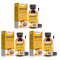 1-3kpl Nail Defense Mehiläismyrkkyhoidot Seerumi Tehokas kynsien kasvua korjaava seerumi ohuille kynsille Kynsien kasvu Oranssi 3pcs