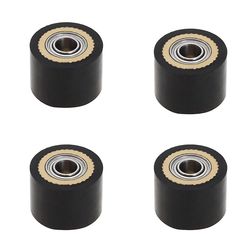 4kpl puristusrulla 4x10x14mm piirturi leikkuri rullapaperinsyöttörulla Mimaki CG -sarjan leikkauspiirturille CG-61 CG130FX Musta