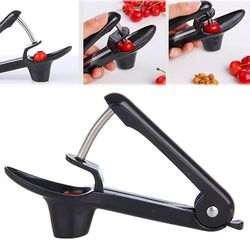 Jying Cherry Pitter Oliver Stoner Pit Køkken Madlavning Core Remover Tools (sort)