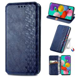 Gangxun Sag til Samsung Galaxy A71 5g Flip Cover Tegnebog Flip Cover Tegnebog Magnetisk Beskyttende Handytasche sag Etui - Blå