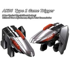 Game Console Accessories Muistio 6 sormen matkapuhelin Abs-pelin liipaisin Ak06 Pubg-kohdistusammuntaan L1 R1 Alloy -näppäinpainike iOS: lle Androi...
