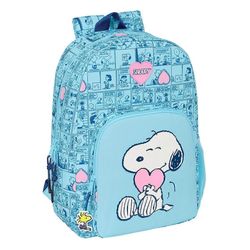 Koululaukku Snoopy Love Sininen 30 x 46 x 14 cm
