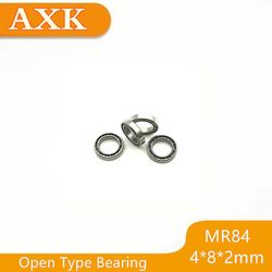 Top Mode Gratis forsendelse 10 stk. Åben type Mr84 lejer 4x8x2 mm miniaturekugle L-840 Abec3