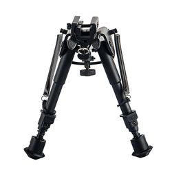 Airsoft Rifle Bipod 6 ~ 9 tommer teleskopstativ rack passer til 20 mm Picatinny Rail 20mm