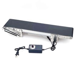 Unbrand metallinen työpöydän kuljetinhihna pieni kokoonpanolinja sähkökuljetin AC100-240V js